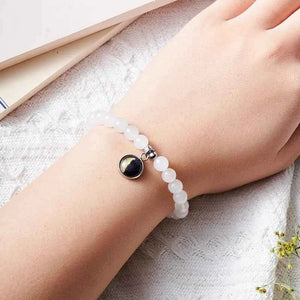 Custom Moon Phase Beads Bracelet Luminous Bracelet Gift for Her