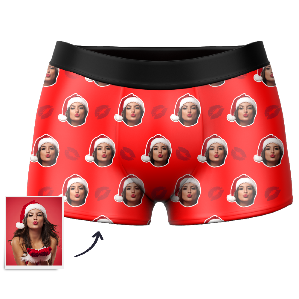 Personalised Photo Boxer Shorts | Custom Face Printed Underwear