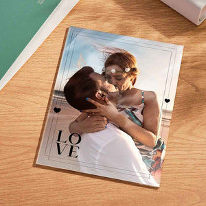 Personalized Love Gift with Photo First Anniversary Plaque Gift for Boyfriend Custom Acrylic Plaque