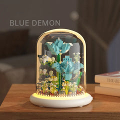 White Daisy Bouquets DIY Flower Building Set with Dust Cover | Unique Birthday & Valentine's Gift