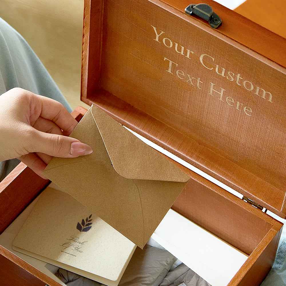Personalized Wooden Keepsake Box Wedding Card Wood Box Wedding Gift