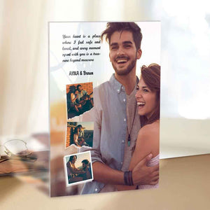 Custom Photo Plaque Engraved Named Glass Plaque Memory Photo Gift