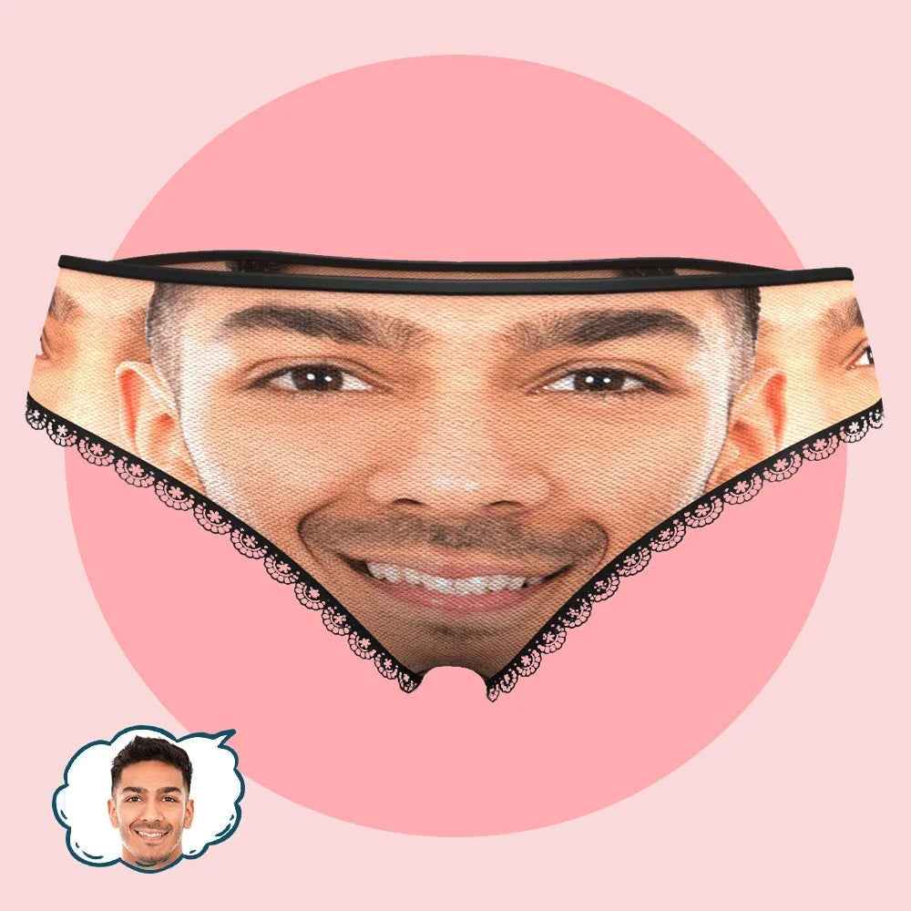 Custom Face Women Panties Boyfriend Face Underwear