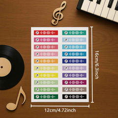 Stickers Custom Music Code Personalized Song Label 4 Stickers Per Set