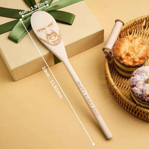 Custom Face Spoon Any Face (Facial Features) Engraved on a Spoon Novelty Gift Mother's Gift Father's Day Gift