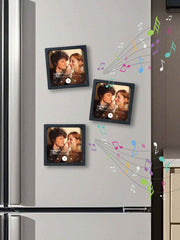 Customizable Photo Music Fridge Magnet for Personalized Gifts