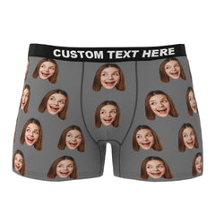 Personalised Photo Boxer Shorts | Custom Face Men's Underwear