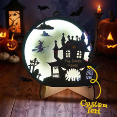 Custom Halloween Light with Name Halloween Home Decor Night Lamp for Halloween Gift