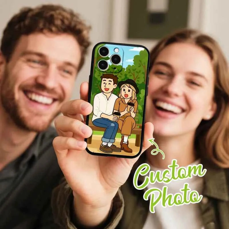 Custom Photo Phone Case Anime Portrait Personalized Phone Case A Variety of Cartoon Style