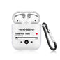 Side view of a Personalised Photo AirPods Case showing its lightweight, pocket-friendly design with full access to charging port