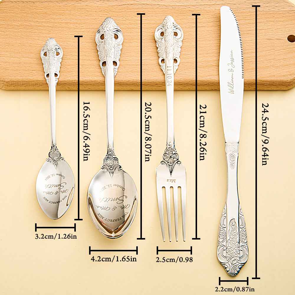 Personalized Wedding Tableware Mr & Mrs Wedding Forks Wedding Gifts