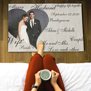 Custom Welcome Door Mat Personalized Wedding Decorative Doormat