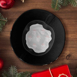 Custom Christmas Bucket Hat Personalized Face Unisex Fisherman Cap