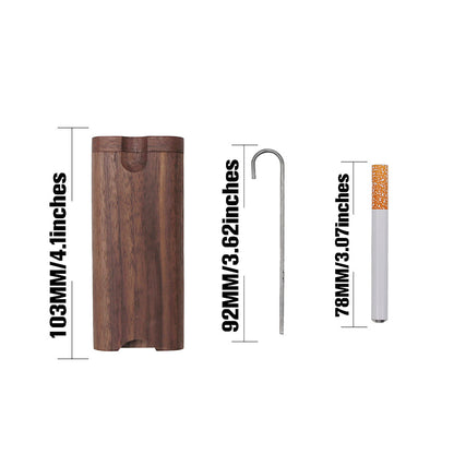 Personalised Wooden Dugout One Hitter Box - Engraved Gift Storage Box
