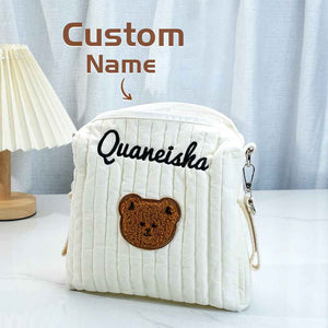 Personalized Embroidered Name Pushchair Hanging Bag Stroller Hanging Bag Gift for Mom