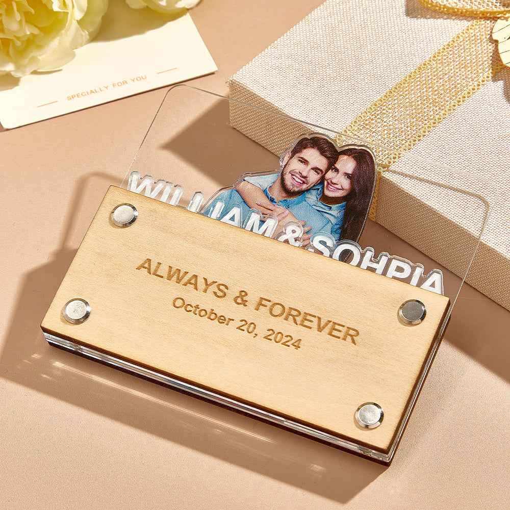 Personalized Photo Plaque Couple Plaque Home Decor Gift for Lover