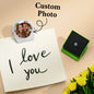 Personalised metal magnetic clip demonstrating strong magnetism that supports more weight than flimsy fridge magnets