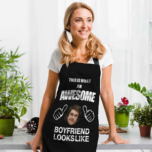 Custom Face Apron Personalized Boyfriend Funny Apron