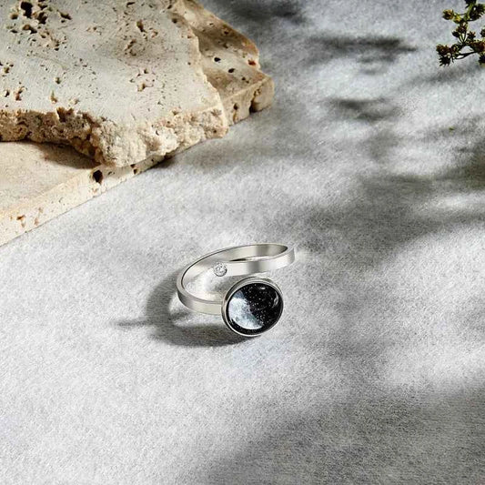 Custom Moon Phase Ring Luminous Ring Gift for Her Birthday Gift Valentines Gift Anniversary Gift