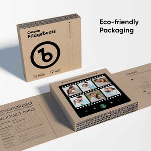 FridgeBeats Frameless New 4.0 Upgrade Custom Music Fridge Magnet Film Style Fridge Magnet Gift for Lover