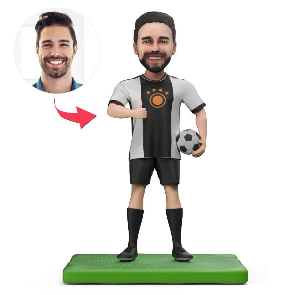 Germany Team 2022 World Cup Soccer Player Custom Bobblehead With Engraved Text