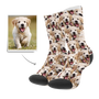 Custom Pet Photo Socks With Face