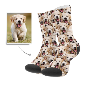 Custom Pet Photo Socks With Face
