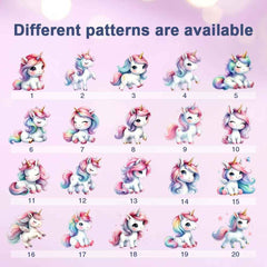 Personalized Unicorn Moon LED Night Light with Name Lamp Decor Birthday Gift for Girls