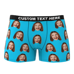 Personalised Photo Boxer Shorts | Custom Face Men's Underwear