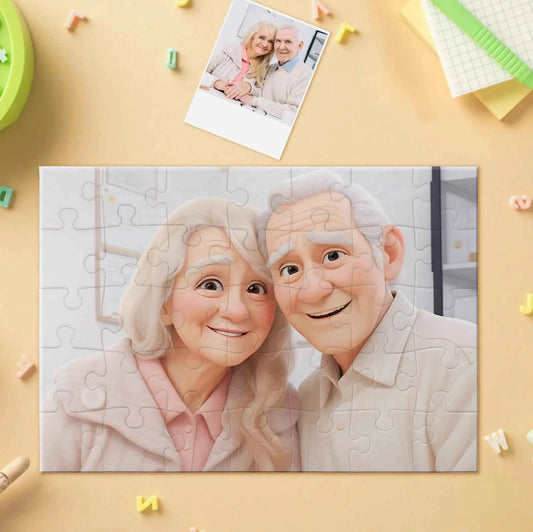 Personalized Photo Horizontal Puzzle – Custom Jigsaw Gift Birthday Gift Christmas Gift