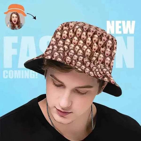 Custom Bucket Hat Unisex Outdoor Summer Cap Hiking Beach Sports Hats Gift for Lover Multiple Styles