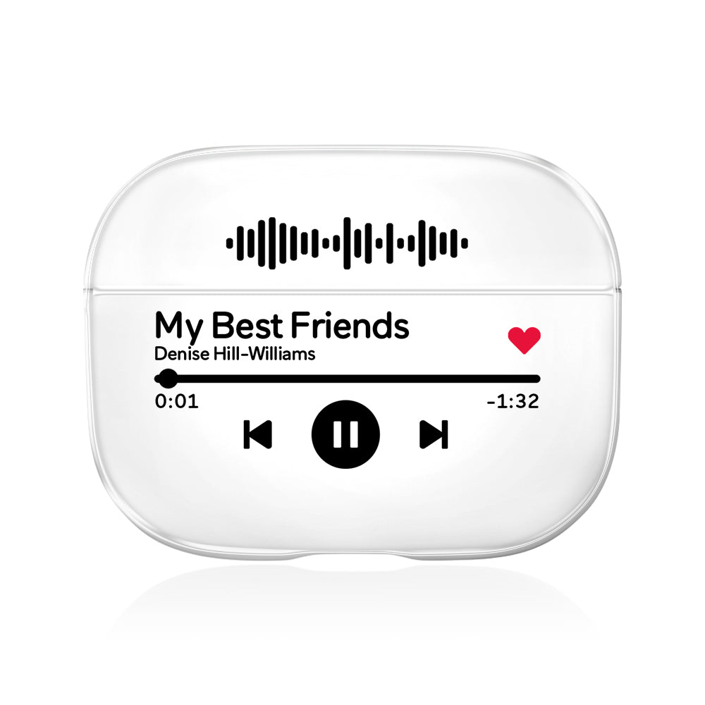 Lifestyle shot of a Personalised Photo AirPods Case as a thoughtful gift