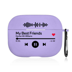 Custom Scannable Music Code Airpods 3 Soft Protective Case