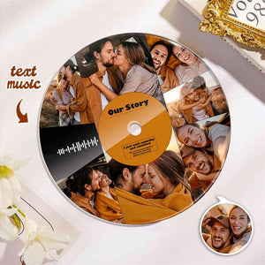 Custom Scannable Music Acrylic Photo Record Plaque 20*20cm