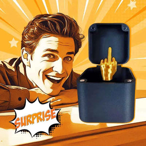 Custom Text Middle Finger in A Box Middle Finger Surprise Gift Box Just for You Middle Finger Gift