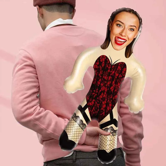 Custom Inflatable Balloon Blow Up Dolls Sexy Bodysuit Doll Custom Face Air Doll  Gift for Couple
