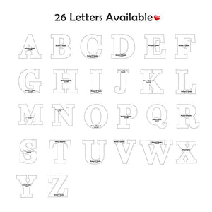 Personalized Black Wooden Name Sign Custom Letter Guest Book Wedding Guest Book