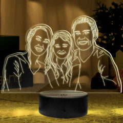 Custom 3D Photo Lamp Led Personalized Colorful Night Light Gift for Family