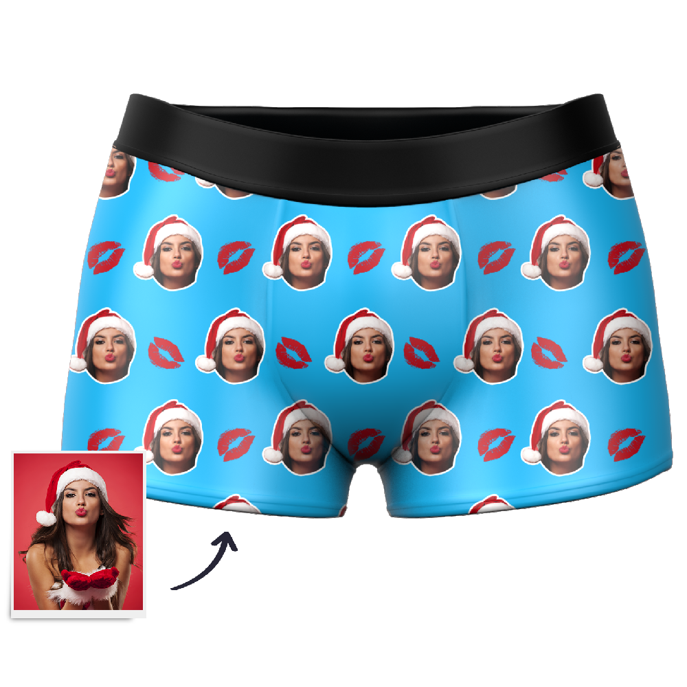 Personalised Photo Boxer Shorts | Custom Face Printed Underwear
