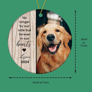 Personalized Pet Christmas Ornament with Photo Christmas Tree Decoration for Pet Memorial Gift