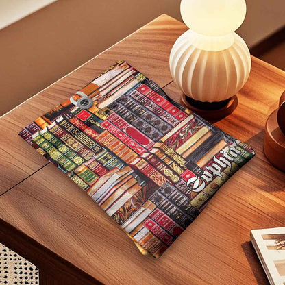 Personalized Book Cover with Pocket Book Cover Protector Gift for Book Lover