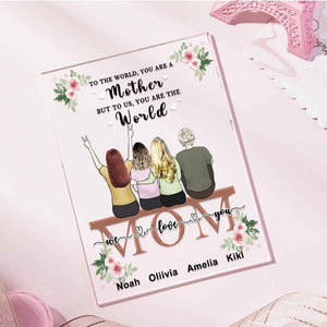 Custom Photo Acrylic Plaque For Mom