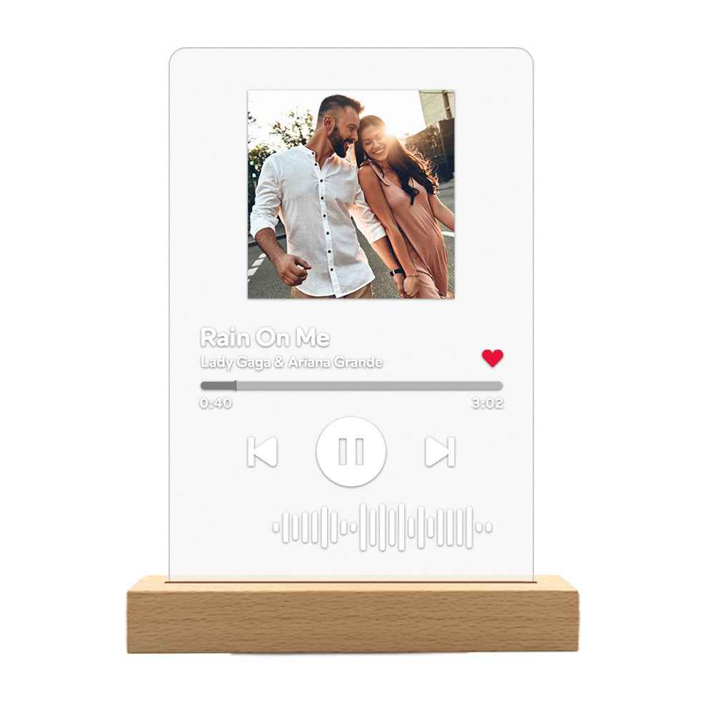 Personalized Scannable Music Code Acrylic Ornament