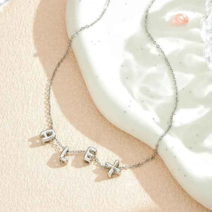 Personalized 3D Bubble Letters Name Necklace Fantastic Gift for All Your Loved Ones