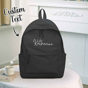 Personalized Name Embroidery Backpack Custom Backpack Travel Bags Gifts for Friend