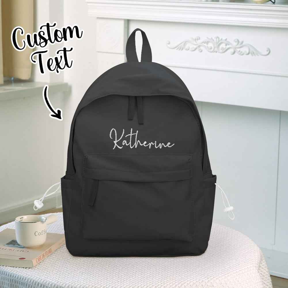 Personalized Name Embroidery Backpack Custom Backpack Travel Bags Gifts for Friend