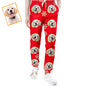 Pocket and cuff detail on Personalised Dog Face Christmas Sweatpants — practical features on cosy unisex joggers
