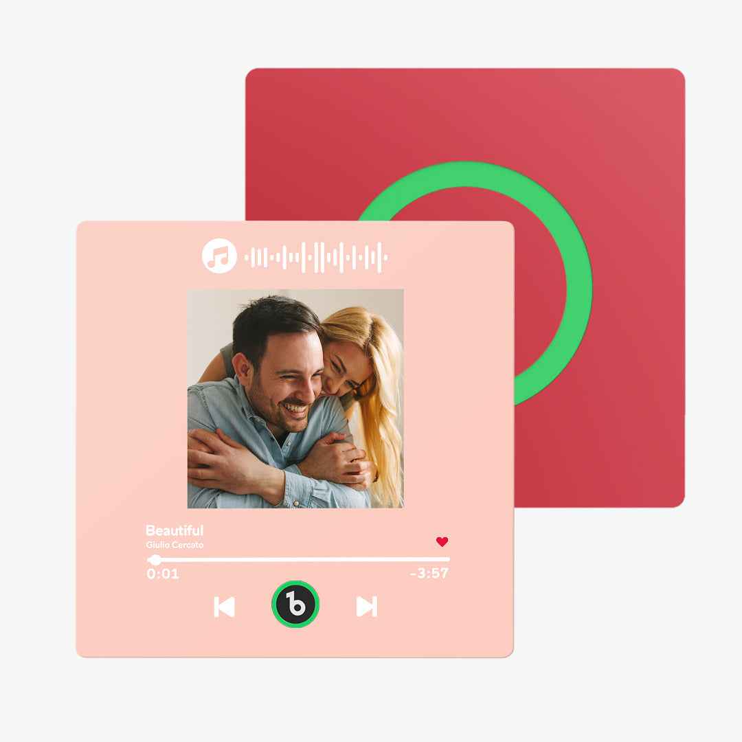 FridgeBeats Frameless Custom Photo Music Fridge Magnet New 4.0 Upgrade Album Fridge Magnet That Can Be Played