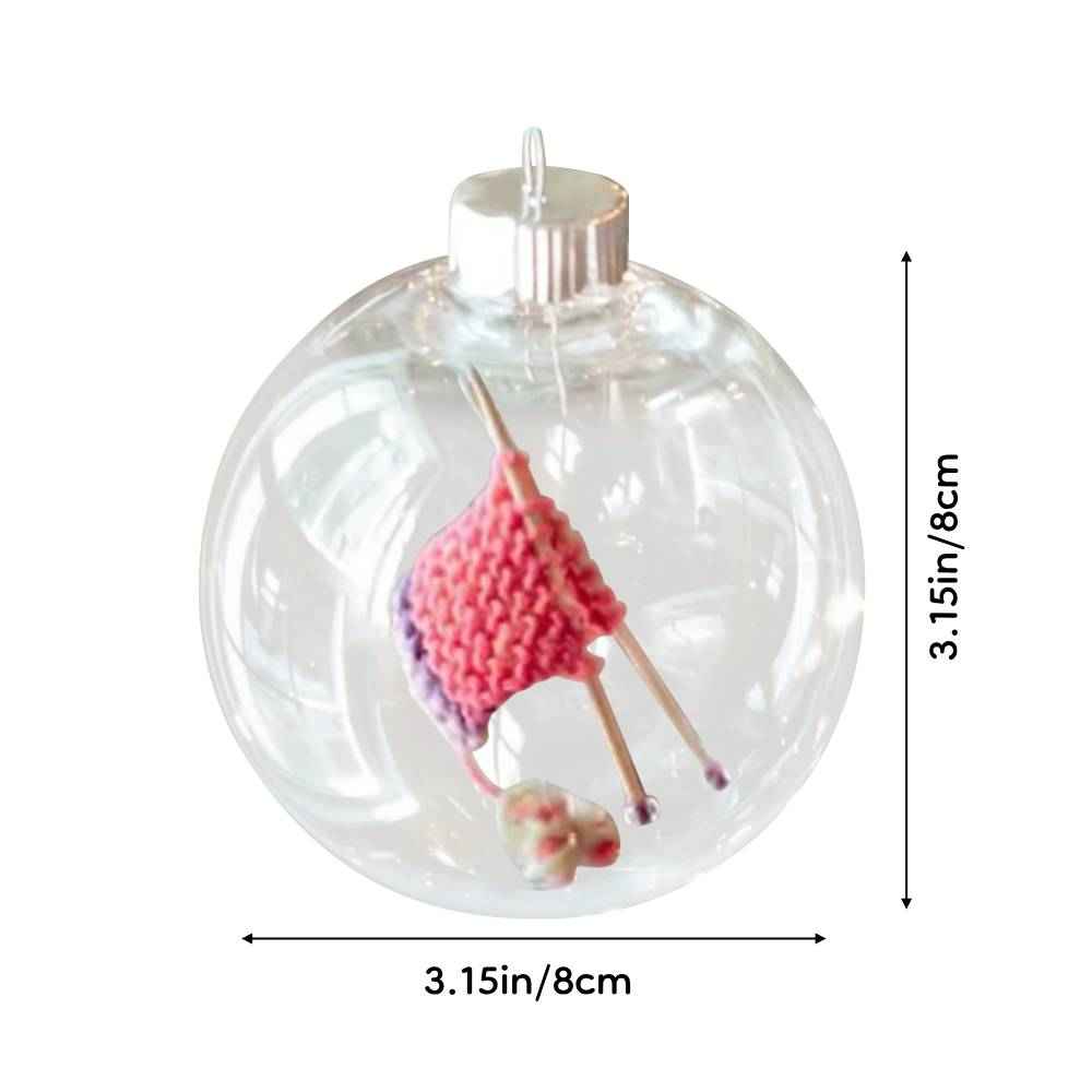 Knitting Christmas Ornament Handmade Christmas Tree Decorations Cute Christmas Decor Gifts
