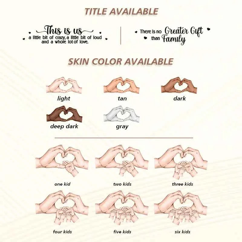 Personalized Building Brick Family Puzzle Building Brick Blocks Gift for Mother